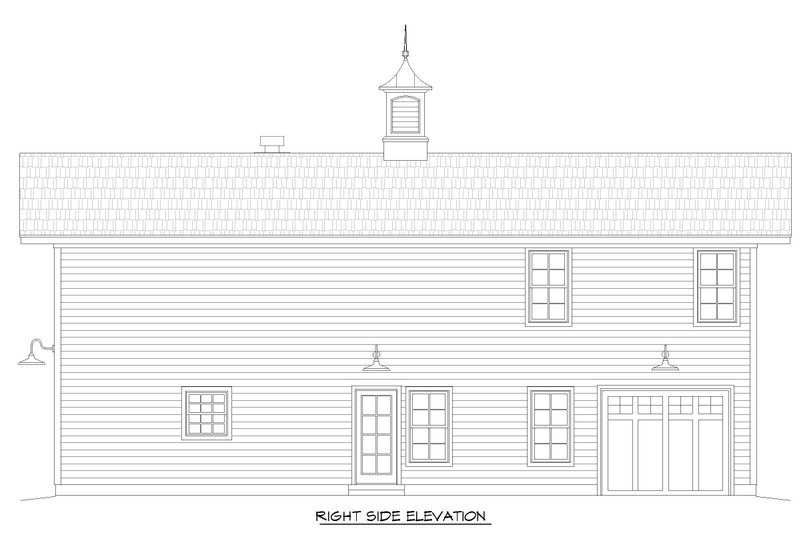 Home Plan - Exterior - Other Elevation 1 for Traditional House Plan #932-762 - 4 bed, 2.5 bath