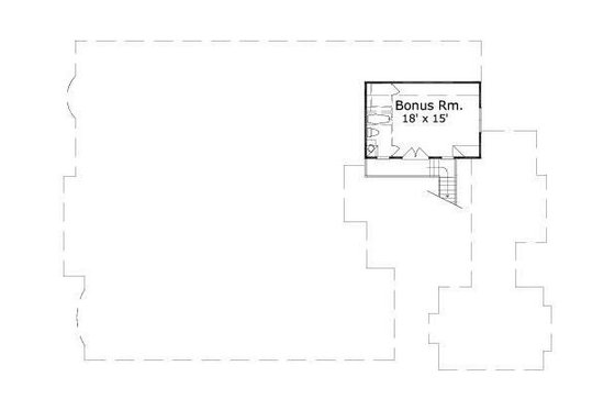 Floor Plan - Other Floor for European House Plan #411-833 - 3 bed, 3.5 bath