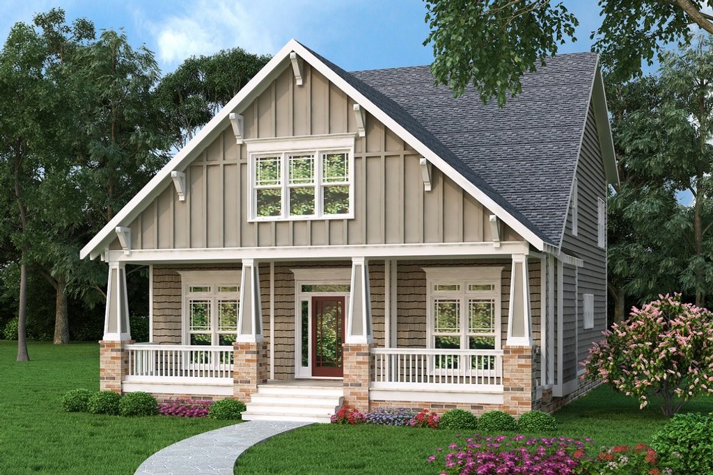 Bungalow Style House Plan - 4 Beds 2.5 Baths 2707 Sq/Ft Plan #419-275