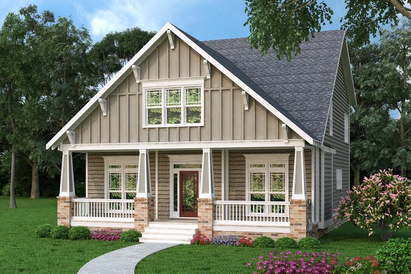 Bungalow Style House Plan - 4 Beds 2.5 Baths 2707 Sq/Ft Plan #419-275