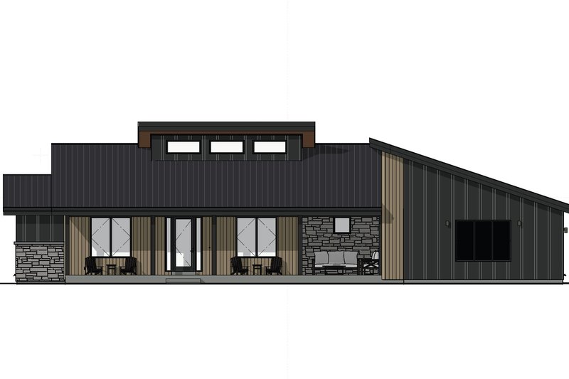 Home Plan - Exterior - Front Elevation 10 for Modern House Plan #1069-45 - 3 bed, 2.5 bath