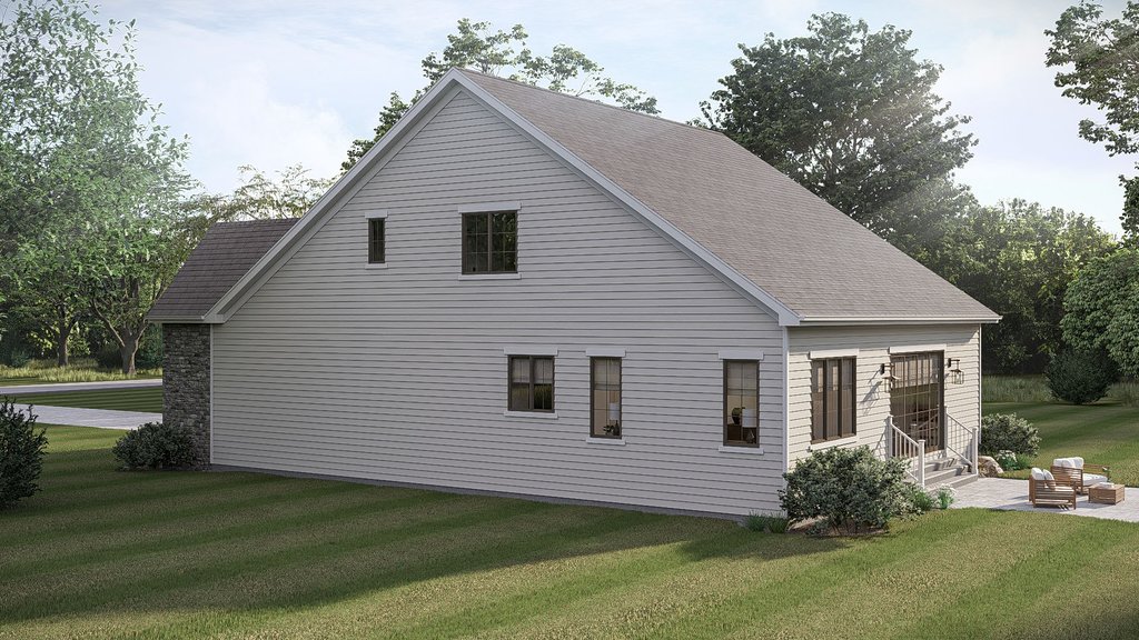 Exterior - Other Elevation for Farmhouse House Plan #455-773 - 4 bed, 4 bath