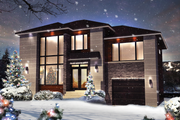 Contemporary Style House Plan - 4 Beds 2 Baths 1890 Sq/Ft Plan #25-4307 