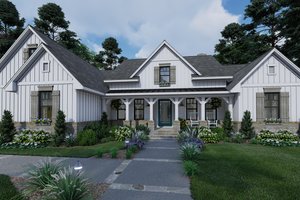 Farmhouse Exterior - Front Elevation Plan #120-265