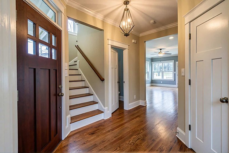 Architectural House Design - Interior - Entry for Craftsman House Plan #79-262 - 3 bed, 2.5 bath