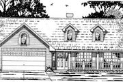 Traditional Style House Plan - 3 Beds 2 Baths 1539 Sq/Ft Plan #42-231 