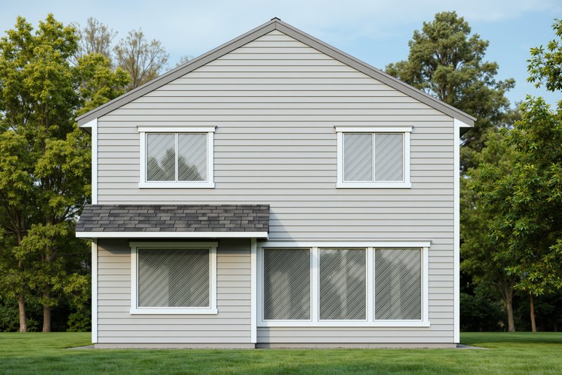 Dream House Plan - Exterior - Rear Elevation for Craftsman House Plan #112-289 - 3 bed, 2.5 bath