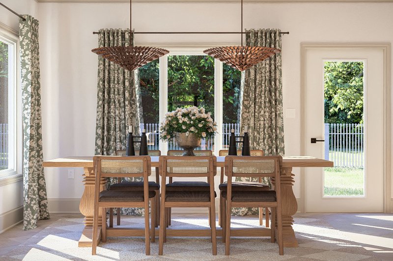Architectural House Design - Interior - Dining Room for Tudor House Plan #455-763 - 3 bed, 2.5 bath