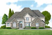 Traditional Style House Plan - 4 Beds 4 Baths 3564 Sq/Ft Plan #67-288 