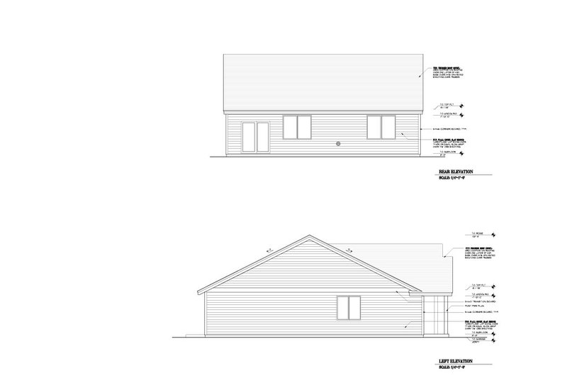 Home Plan - Exterior - Other Elevation 1 for Craftsman House Plan #53-723 - 3 bed, 2 bath