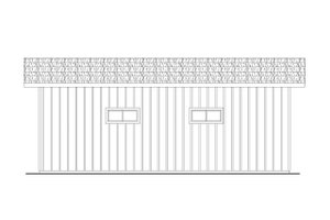 Exterior - Other Elevation for Traditional House Plan #124-1404, 0 bath