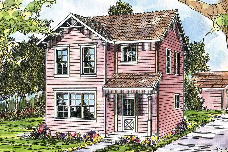 Dream House Plan - Traditional Exterior - Front Elevation Plan #124-310