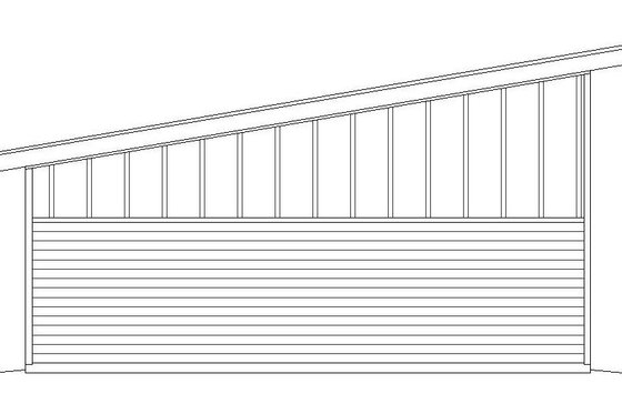 Exterior - Rear Elevation for Contemporary House Plan #932-109, 0 bath