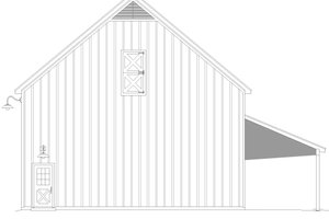Exterior - Other Elevation 1 for Country House Plan #932-379, 0 bath