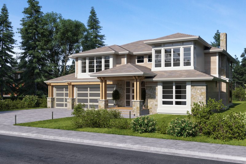Home Plan - Exterior - Other Elevation 1 for Contemporary House Plan #1066-80 - 4 bed, 3.5 bath