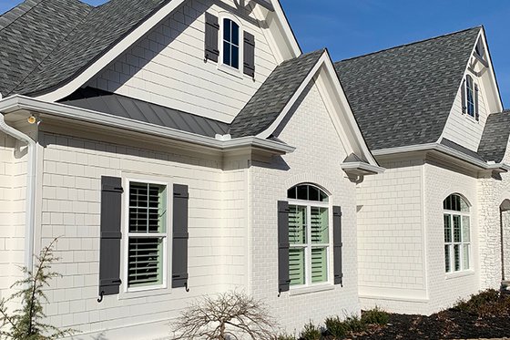 Exterior - Front Elevation 5 for Craftsman House Plan #437-96 - 4 bed, 4.5 bath