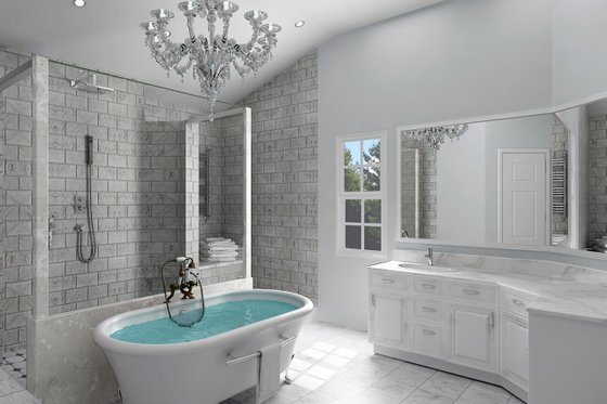 Interior - Master Bathroom for Ranch House Plan #119-430 - 3 bed, 2.5 bath