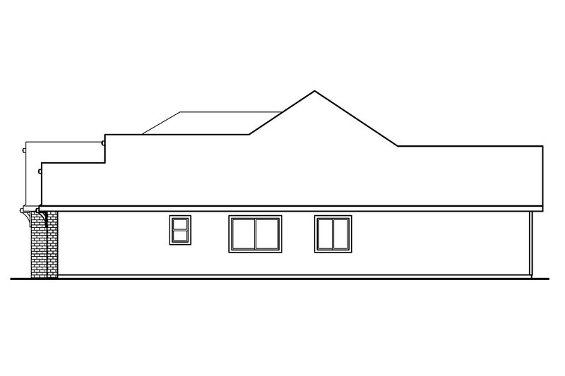 Home Plan - Exterior - Other Elevation 1 House Plan #124-477 - 3 bed, 2.5 bath