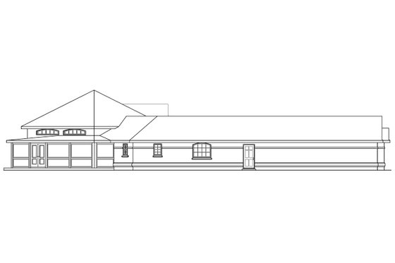 Exterior - Other Elevation for Traditional House Plan #124-648 - 3 bed, 3 bath
