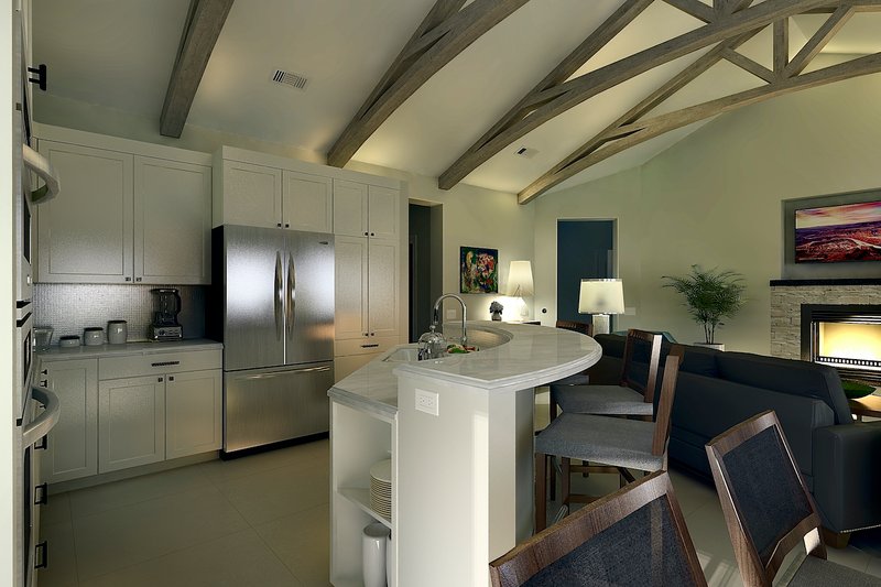 House Design - Interior - Kitchen for Ranch House Plan #489-12 - 3 bed, 2 bath