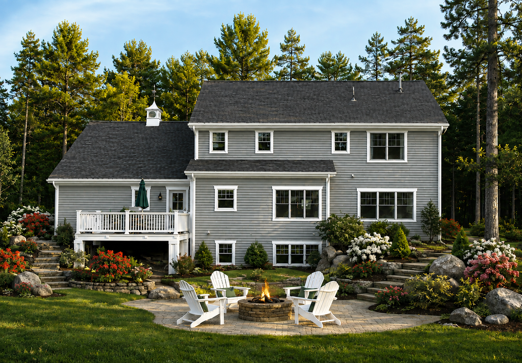 Exterior - Rear Elevation 1 for Traditional House Plan #928-68 - 4 bed, 2.5 bath