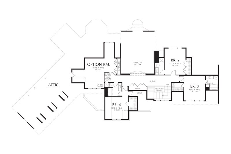 Home Plan - Floor Plan - Upper Floor for Craftsman House Plan #48-622 - 4 bed, 4.5 bath