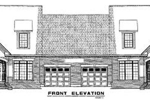 Exterior - Other Elevation for Traditional House Plan #17-2008 - 3 bed, 2.5 bath