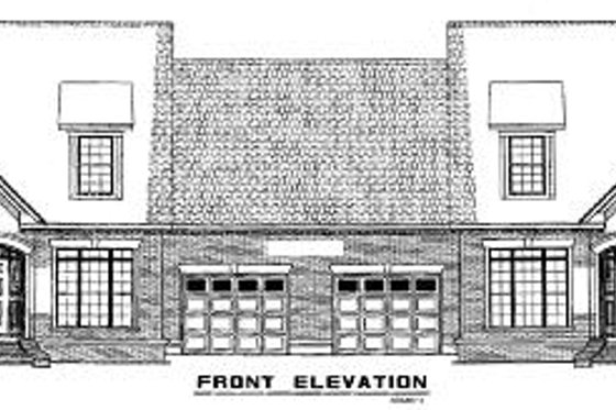 Exterior - Other Elevation for Traditional House Plan #17-2008 - 3 bed, 2.5 bath