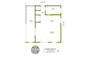 Contemporary Style House Plan - 0 Beds 1 Baths 400 Sq/Ft Plan #1106-36 