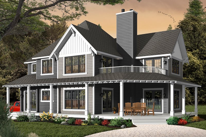Home Plan - Exterior - Front Elevation 5 for Traditional House Plan #23-2510 - 3 bed, 2.5 bath