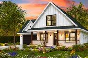 Traditional Style House Plan - 3 Beds 2 Baths 1497 Sq/Ft Plan #54-614 