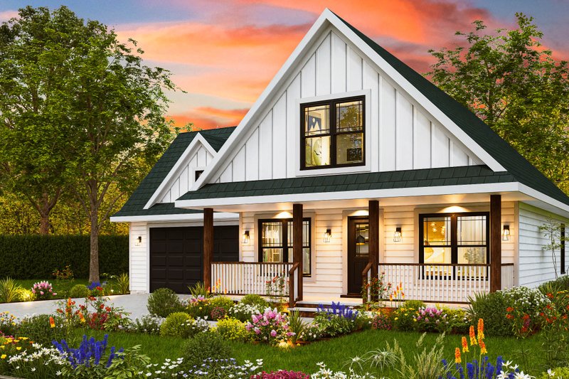 House Plan Design - Exterior - Front Elevation 5 for Traditional House Plan #54-614 - 3 bed, 2 bath