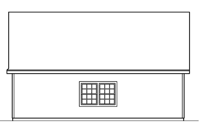 House Plan Design - Exterior - Other Elevation 2 for Colonial House Plan #124-464 - 6 bed, 4.5 bath