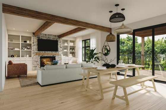 Interior - Dining Room for Craftsman House Plan #23-2724 - 4 bed, 2.5 bath