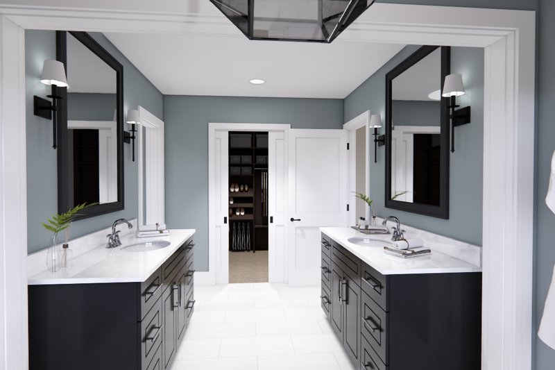 Dream House Plan - Interior - Master Bathroom 2 for Farmhouse House Plan #51-1564 - 4 bed, 3.5 bath