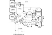 Mediterranean Style House Plan - 4 Beds 4.5 Baths 4177 Sq/Ft Plan #135-119 