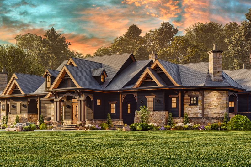 House Design - Exterior - Front Elevation 7 for Craftsman House Plan #54-706 - 4 bed, 4.5 bath
