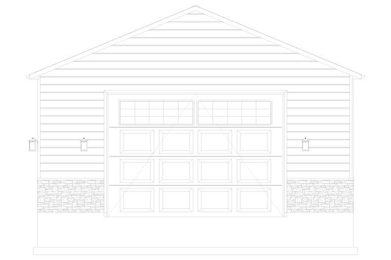 House Design - Exterior - Other Elevation 5 for Traditional House Plan #1060-282, 0 bath