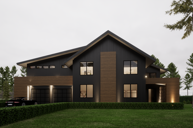 House Design - Cabin Exterior - Front Elevation Plan #1066-253