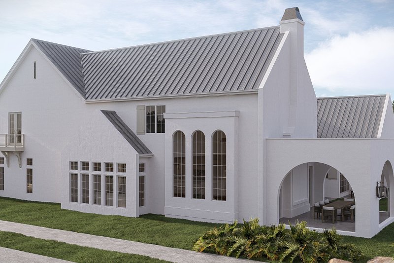 Architectural House Design - Exterior - Other Elevation for Mediterranean House Plan #455-807 - 4 bed, 4.5 bath