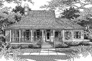 Country Style House Plan - 3 Beds 2 Baths 1595 Sq/Ft Plan #41-119 