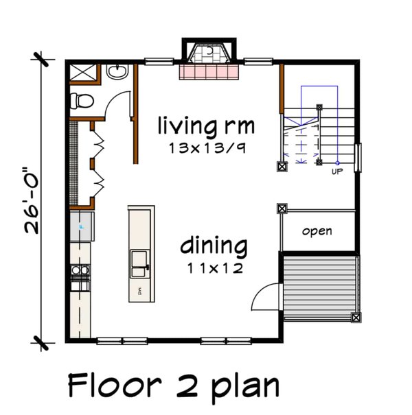 Traditional Floor Plan - Main Floor Plan #79-145
