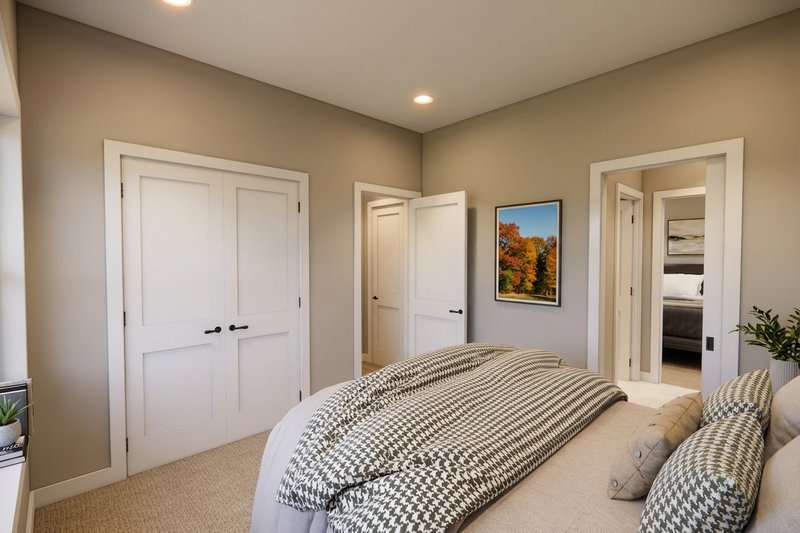 House Plan Design - Interior - Bedroom 1 for Farmhouse House Plan #51-1520 - 3 bed, 2.5 bath