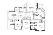 European Style House Plan - 4 Beds 3.5 Baths 3841 Sq/Ft Plan #48-547 