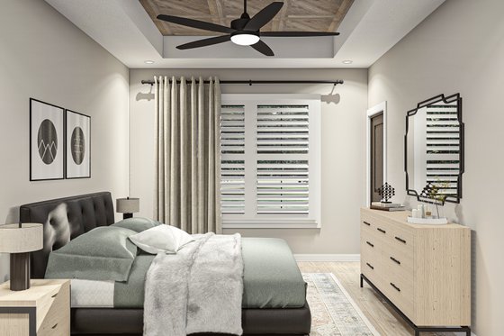Interior - Bedroom for Farmhouse House Plan #455-305 - 5 bed, 3.5 bath