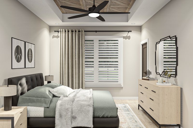 House Plan Design - Interior - Bedroom for Farmhouse House Plan #455-305 - 5 bed, 3.5 bath