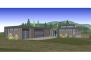 Modern Style House Plan - 3 Beds 3.5 Baths 2816 Sq/Ft Plan #892-37 