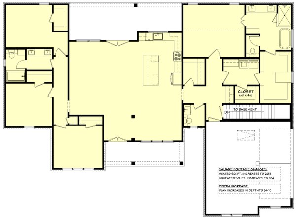 Farmhouse Floor Plan - Other Floor Plan #430-365