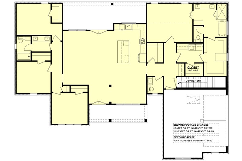Dream House Plan - Floor Plan - Other Floor for Farmhouse House Plan #430-365 - 4 bed, 2.5 bath