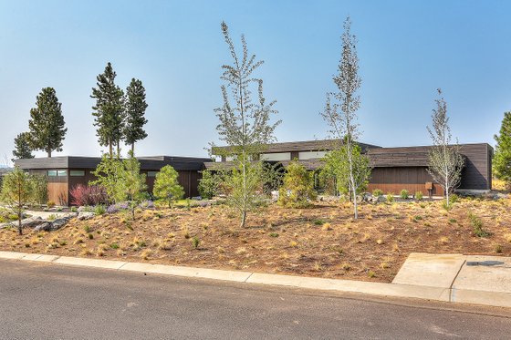 Exterior - Front Elevation 7 for Modern House Plan #892-26 - 3 bed, 3.5 bath